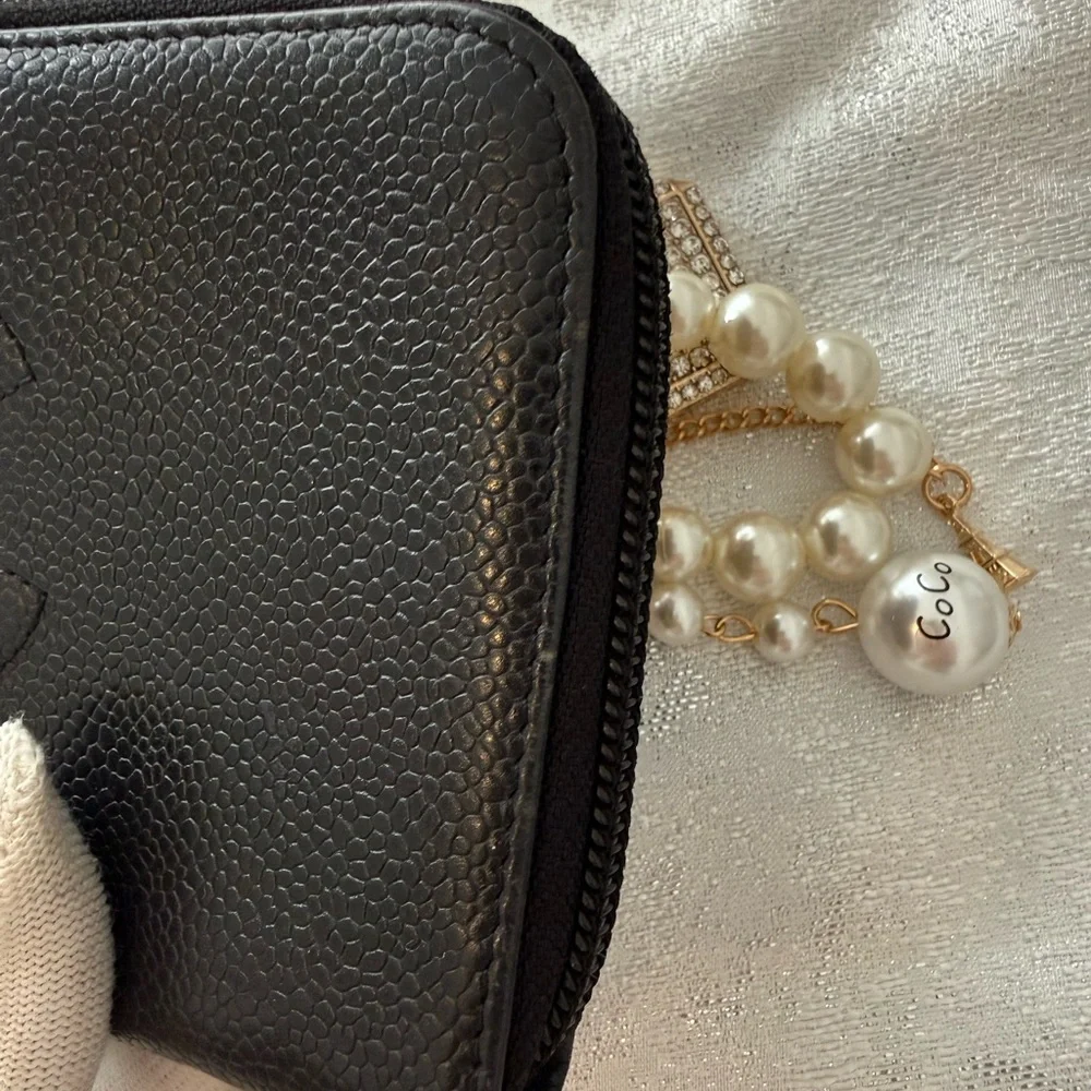 Chic Black Leather Chain Bag - Picture 7 of 11